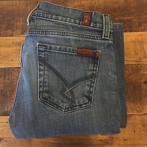 7 for all Mankind bootcut jeans size 25